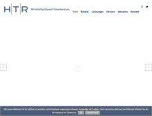Tablet Screenshot of htr-steuerberatung.de